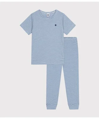 PETIT BATEAU 半袖長ズボンパジャマ