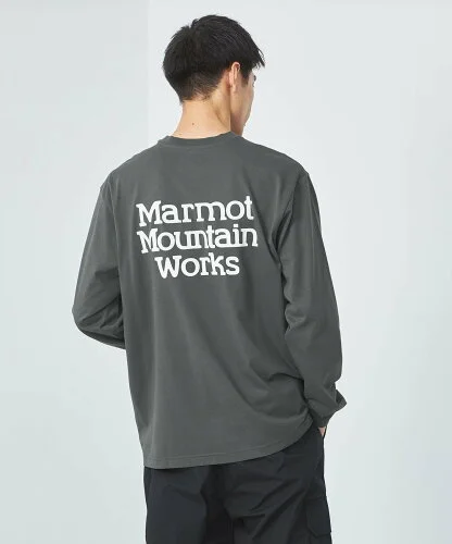 UNITED ARROWS green label relaxing 【別注】＜Marmot＞GLR MMW ロゴ Tシャツ