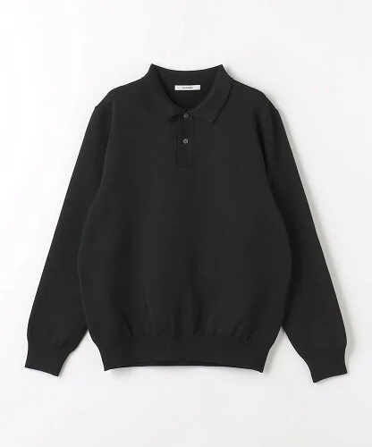 UNITED ARROWS green label relaxing ＜SLOANE＞12G ポリエステルキュプラコットン ニット ポロシャツ