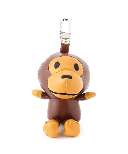 A BATHING APE BABY MILO PLUSH DOLL KEY CHAIN