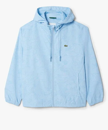 LACOSTE フローラルプリントウィンドブレイカー