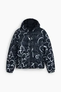 Desigual DAISYPADDED パッド入りショートオーバーコート
