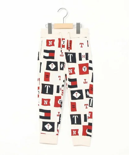 TOMMY HILFIGER BOYS フラッグオールオーバープリントスウェットパンツ