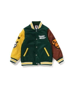 A BATHING APE MILO FRIENDS MULTI COLOR PARTS JACKET