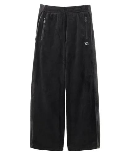 X-girl VELOUR TRACK PANTS