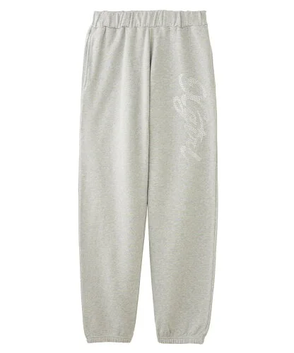 X-girl RHINESTONE STAR CURSIVE LOGO SWEAT PANTS