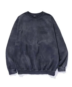 XLARGE OLD ENGLISH BLEACHED CREWNECK SWEATSHIRT エクストララージ トップス スウェット・トレーナー ブラック グリーン ネイビー【送料無料】