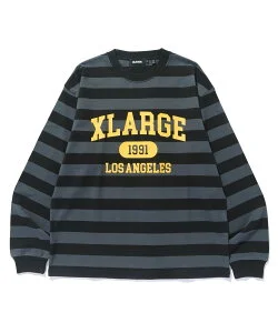 XLARGE STRIPED L/S TEE