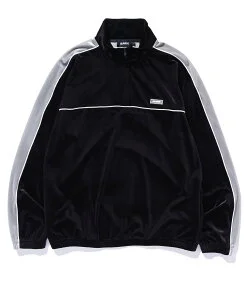 XLARGE VELOUR HALF ZIP JACKET