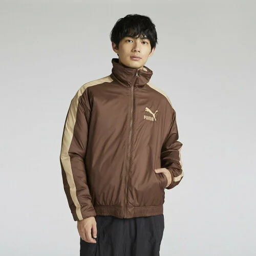 PUMA メンズ T7 リバーシブル ボア ジャケット