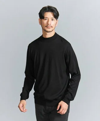 BEAUTY&YOUTH UNITED ARROWS 【WEB限定 WARDROBE SMART】マシーンウォッシャブル ウールミックス ジャケット クルーネック