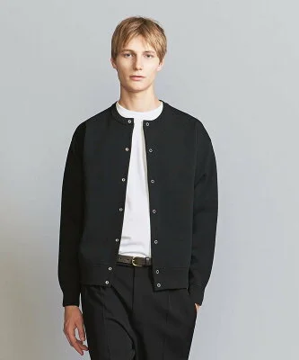 BEAUTY&YOUTH UNITED ARROWS 【WEB限定】テックミラノ スナップボタン カーディガン