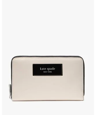 kate spade new york ラベル ミディアム ジップ アラウンド ウォレット