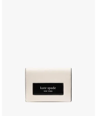 kate spade new york ラベル カード ケース トライフォールド ウォレット