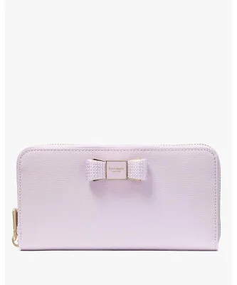 kate spade new york モーガン ボウ ジップ アラウンド コンチネンタル ウォレット