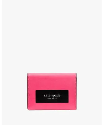 kate spade new york ラベル カード ケース トライフォールド ウォレット