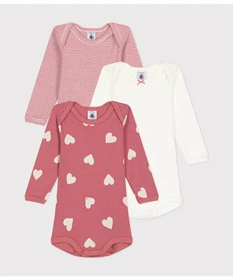 PETIT BATEAU 長袖ボディ3枚組