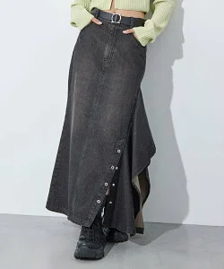 PAGEBOY イレヘムデニムスカート