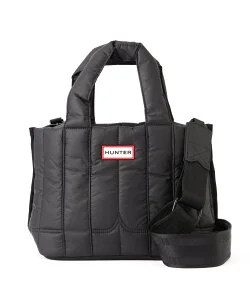 B'2nd HUNTER(ハンター) INTREPID PUFFER MINI TOTE ビーセカンド バッグ その他のバッグ ブラック【送料無料】