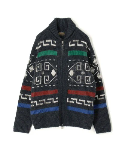 TOMORROWLAND MEN 【別注】PENDLETON カシミヤ ショールカラー カウチンニット