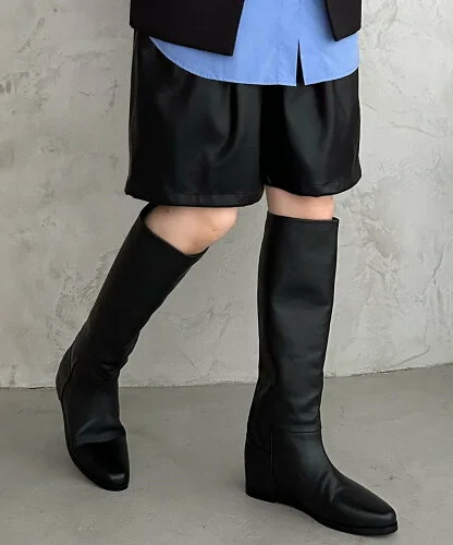 DOUX ARCHIVES 【REMME】インヒールロングブーツ