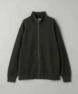 BEAUTY&YOUTH UNITED ARROWS ＜LACOSTE for BEAUTY&YOUTH＞ ジップ カーディガン ビューティー＆ユース　ユナイテッドアローズ トップス カーディガン グリーン グレー ネイビー【送料無料】