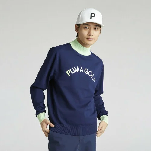 PUMA メンズ ゴルフ PC タートルネック CB ニット セーター