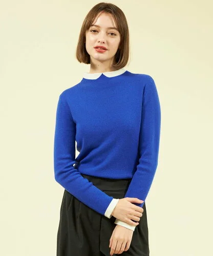 MACKINTOSH PHILOSOPHY Cleric Collar Knit ロングスリーブ