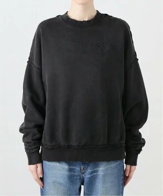 JOINT WORKS 【GUESS/ゲス】 GO DISTRESSED OS CREW NECK SEWAT