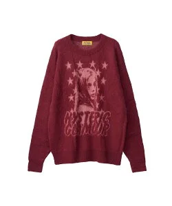 HYSTERIC GLAMOUR DEVIL GIRLジャカード セーター