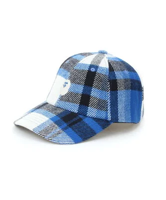 A BATHING APE BAPE CHECK PANEL CAP