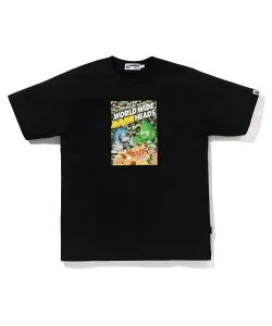 A BATHING APE BAPE HEADS FLYER TEE