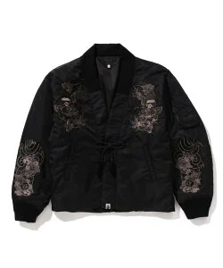 A BATHING APE JAPANESE TATTOO MOTIF KIMONO JACKET