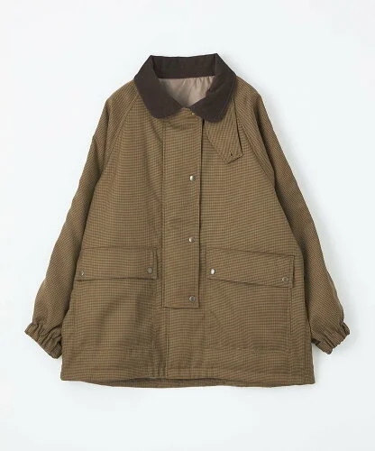 UNITED ARROWS green label relaxing 【WEB限定】＜kinoko.さん*GLR or＞ガンクラブチェック柄 ファイヤーマン コート