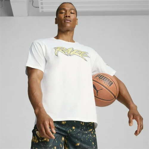 PUMA メンズ バスケットボール シグネチャー MELO 50TH 半袖 Tシャツ