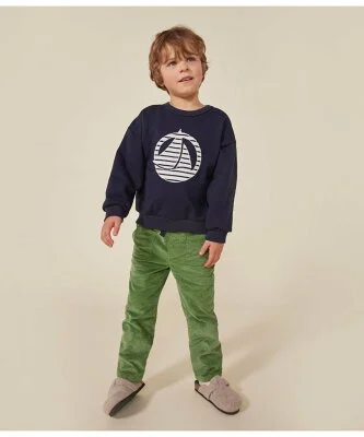 PETIT BATEAU スウェット長袖プルオーバー