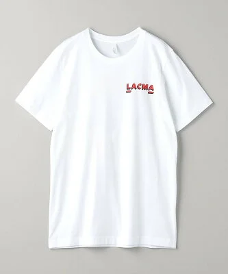 ＜LACMA＞ ペインテッドサイン Tシャツ WHITE