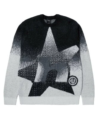 HUF HORIZON SHAGGY CREWNECK SWEATER