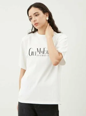 Mila Owen ロゴプリントTシャツ【マシーンウォッシャブル】