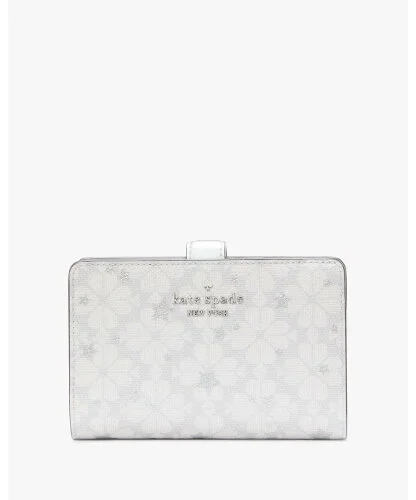 kate spade new york スペード フラワー スター トス ミディアム コンパクト バイフォールド ウォレット