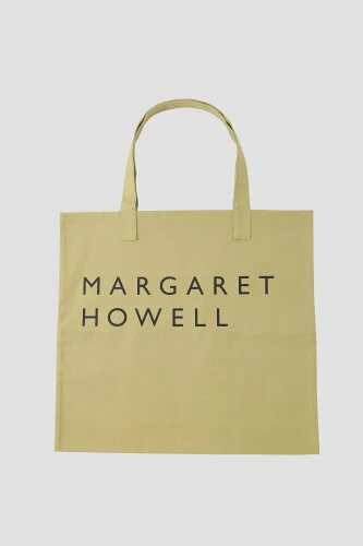 MARGARET HOWELL COTTON LOGO BAG