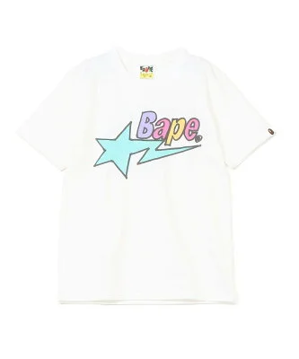 A BATHING APE HAND DRAW BAPE STA LOGO TEE