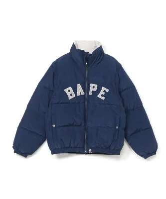 A BATHING APE DETACHABLE SLEEVES DOWN JACKET