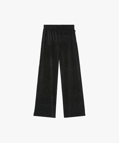 agnes b. FEMME JJK6 PANTALON ベロア ワイドパンツ