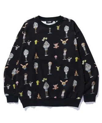 XLARGE ALLOVER PRINT CREWNECK SWEATSHIRT