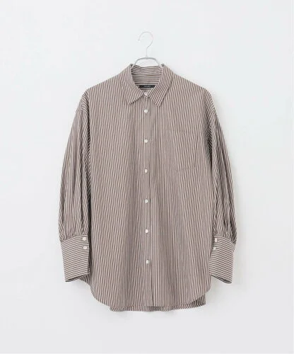 JOURNAL STANDARD ハイカウントポプリンターンナップカフシャツ
