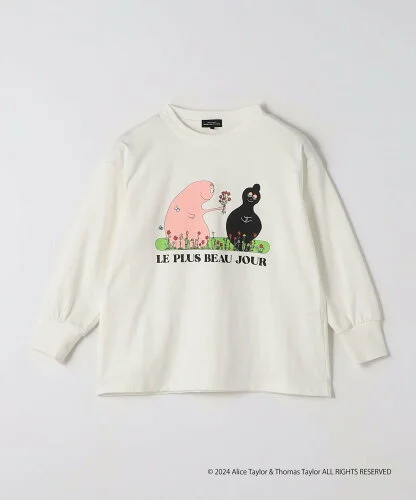 UNITED ARROWS green label relaxing 【別注】＜BARBAPAPA＞TJ EX プリント ロングスリーブ 100cm-130cm