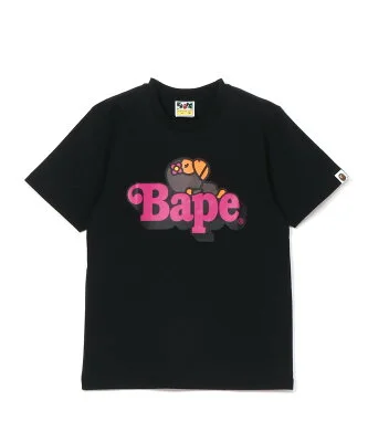 A BATHING APE BABY LISA ON BAPE TEE