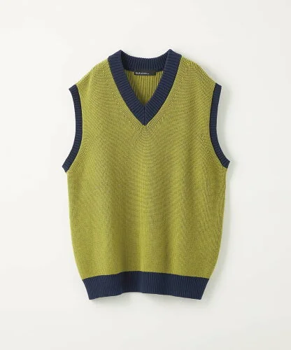 UNITED ARROWS green label relaxing 【WEB限定】＜GLR or＞アゼ Vネック ベスト