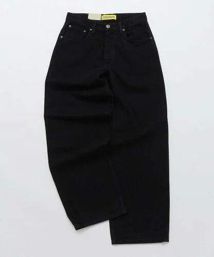 SHIPS NEO BLUE: BLACK BAGGY SKATE JEANS